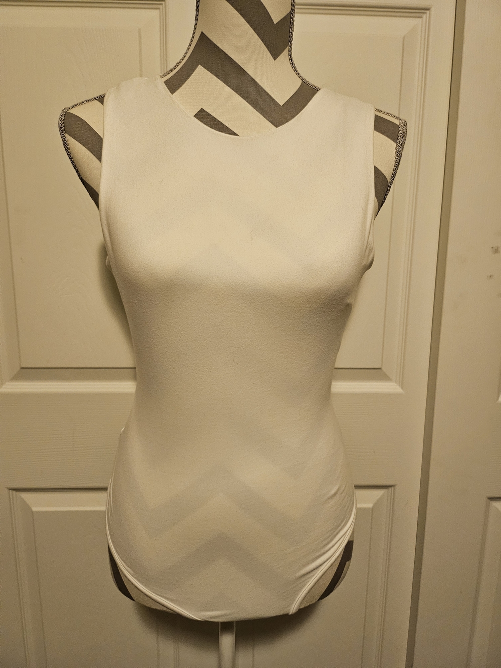 Windsor White Sleeveless Tank Top